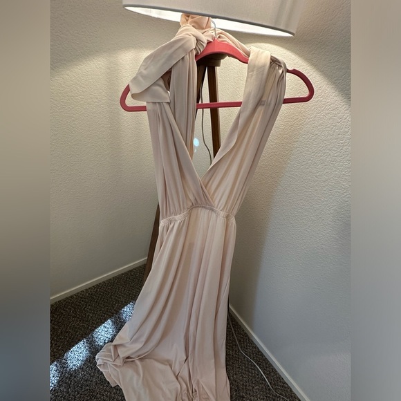 Brand New Never Worn Multi Way Dress Medium Beige - Picture 2 of 4